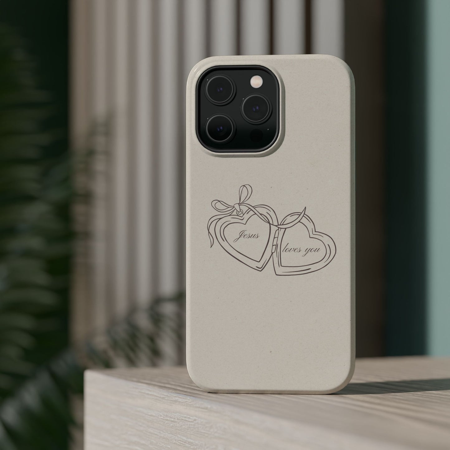 Jesus loves you Locket MagSafe Phone Case