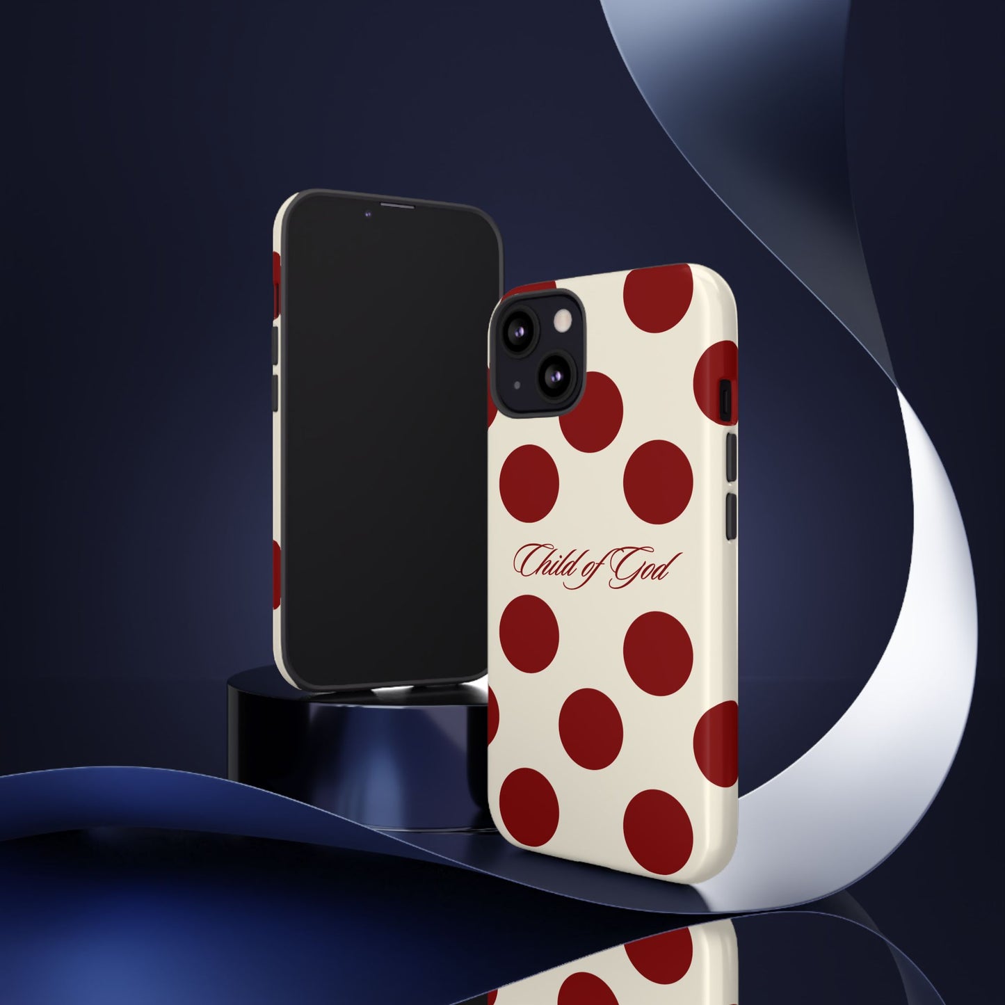 Child of God Red and Créame Phone Case