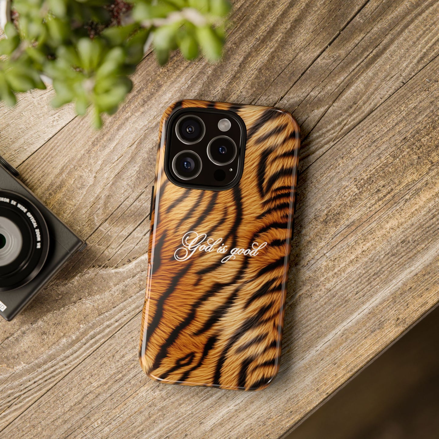 God is good Tiger Phone Case