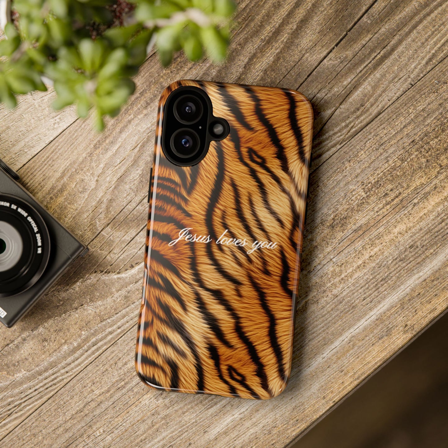 Jesus Loves You Tiger Phone Case