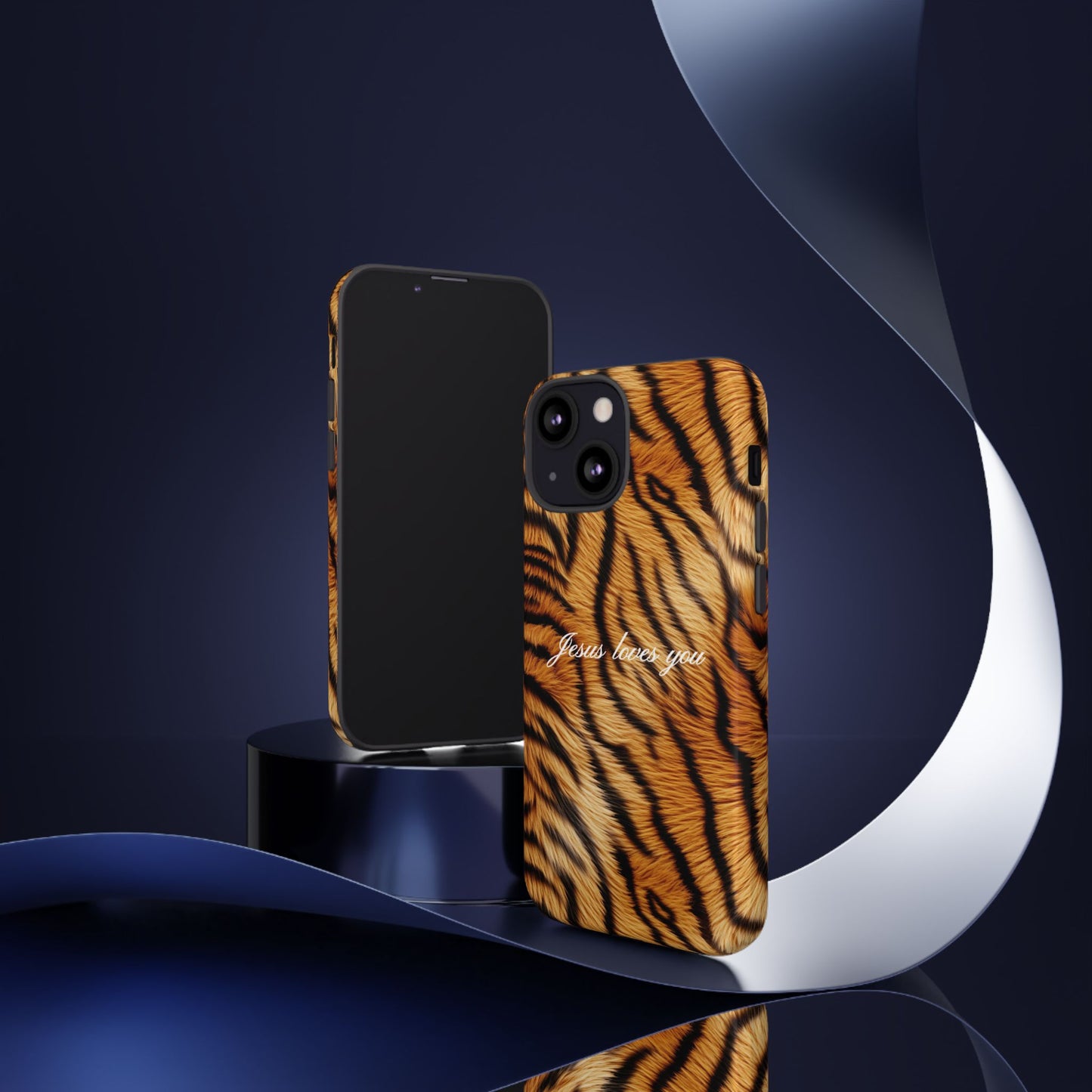 Jesus Loves You Tiger Phone Case