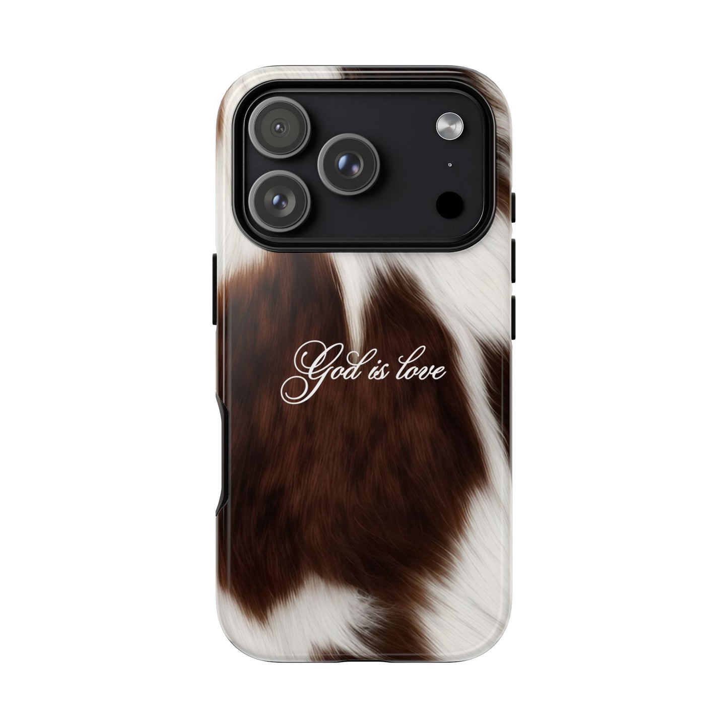 God is love Cow phone case