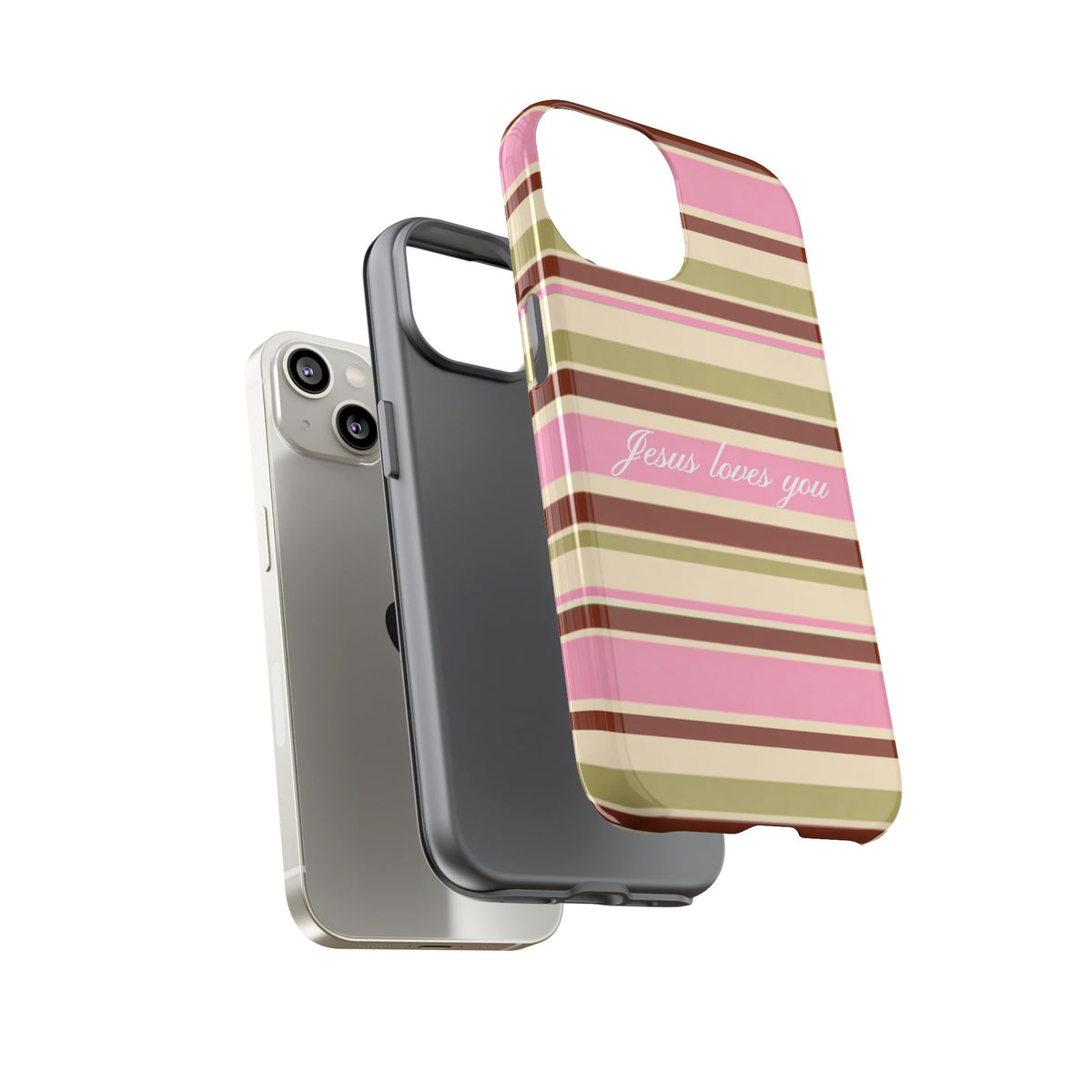 Jesus Loves You Neapolitan Phone Case