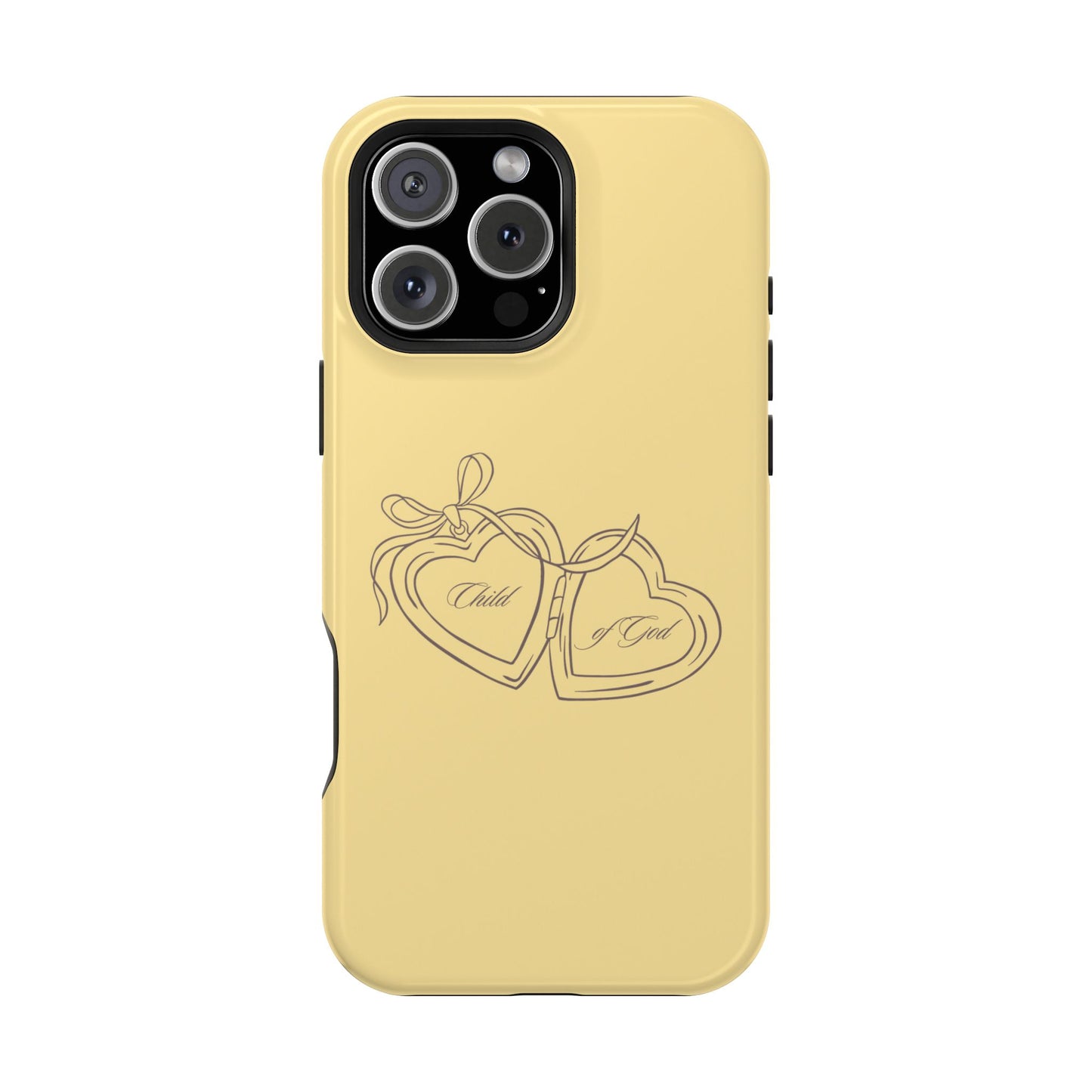 Child of God Butter Yellow Locket Phone Case MagSafe