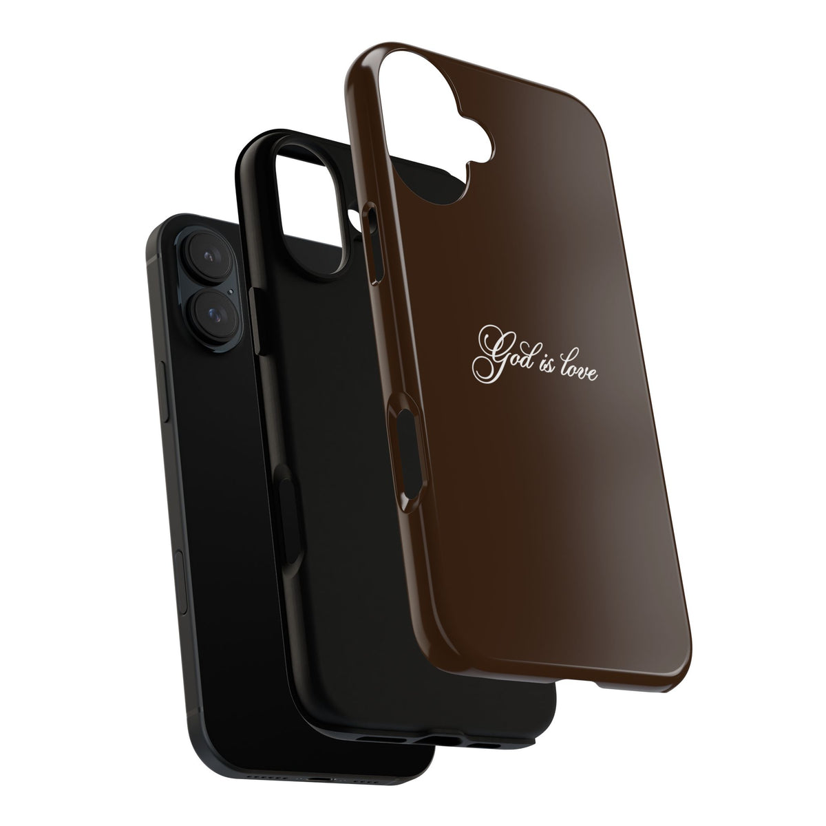 God is Love Espresso Phone Case