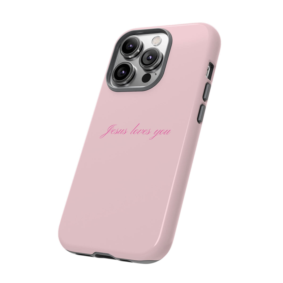 Jesus loves you Baby Pink Phone Case