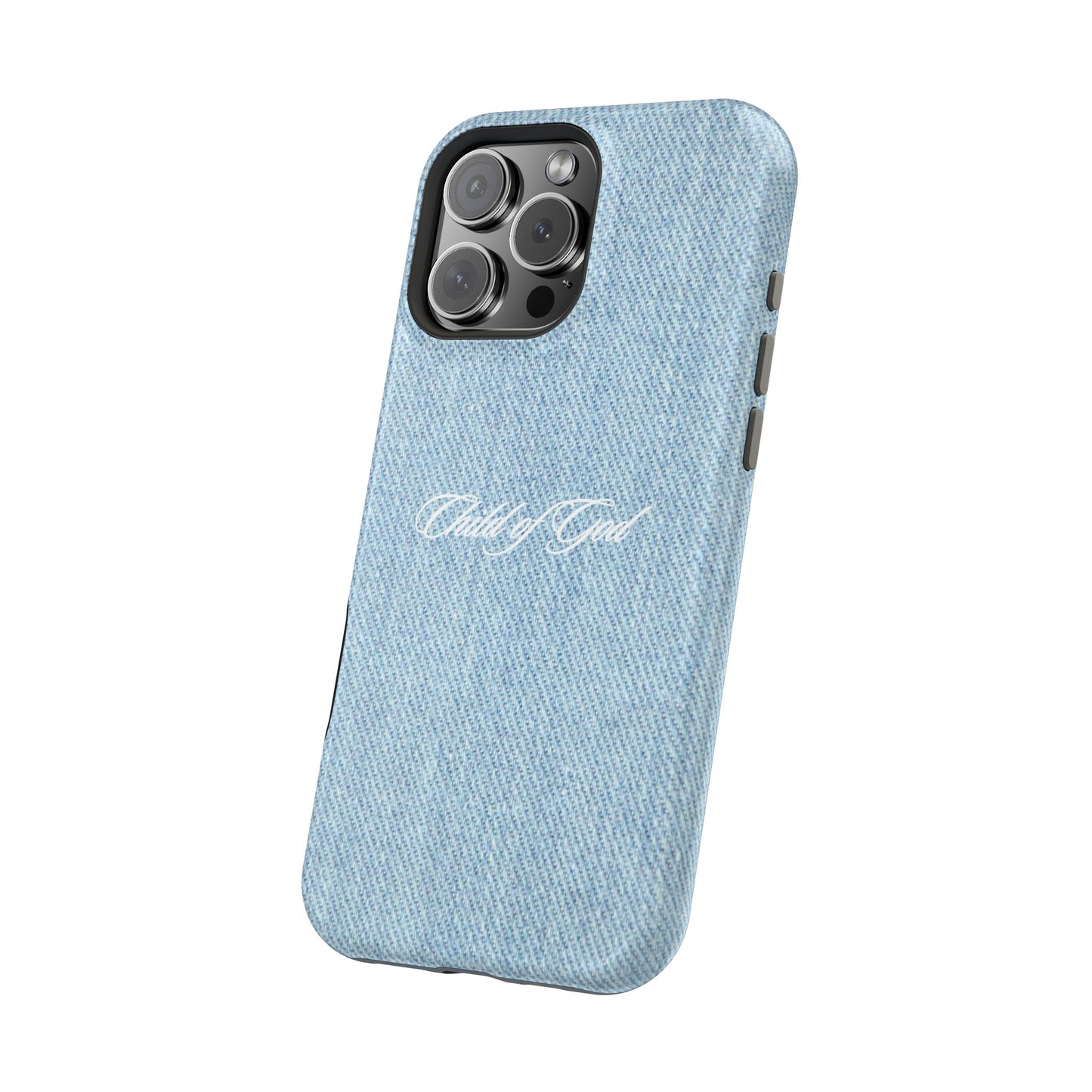 Child of God Denim Phone Case MagSafe