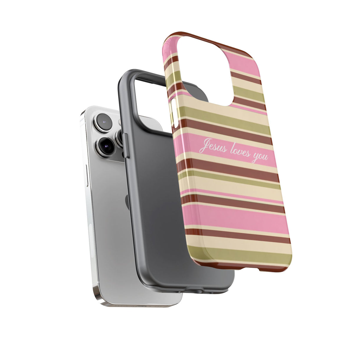 Jesus Loves You Neapolitan Phone Case