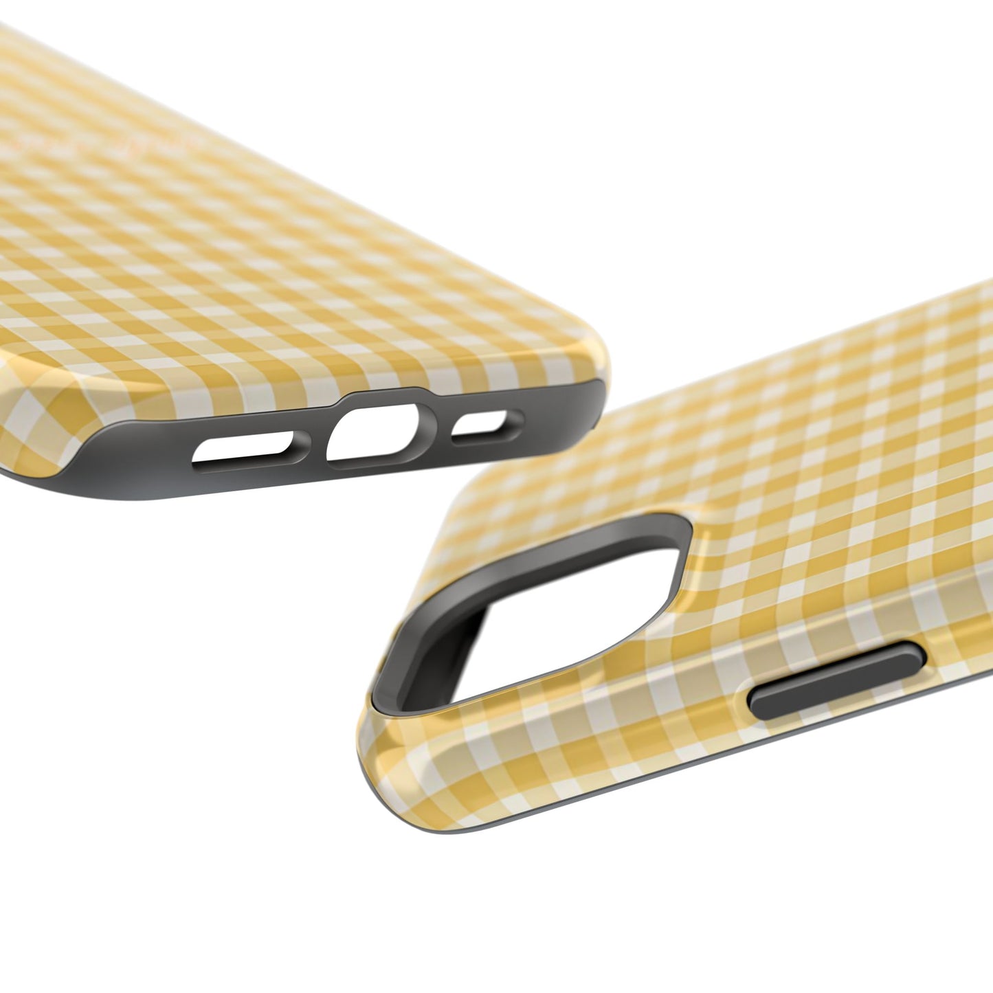Jesus loves you Gingham Yellow Phone Case MagSafe