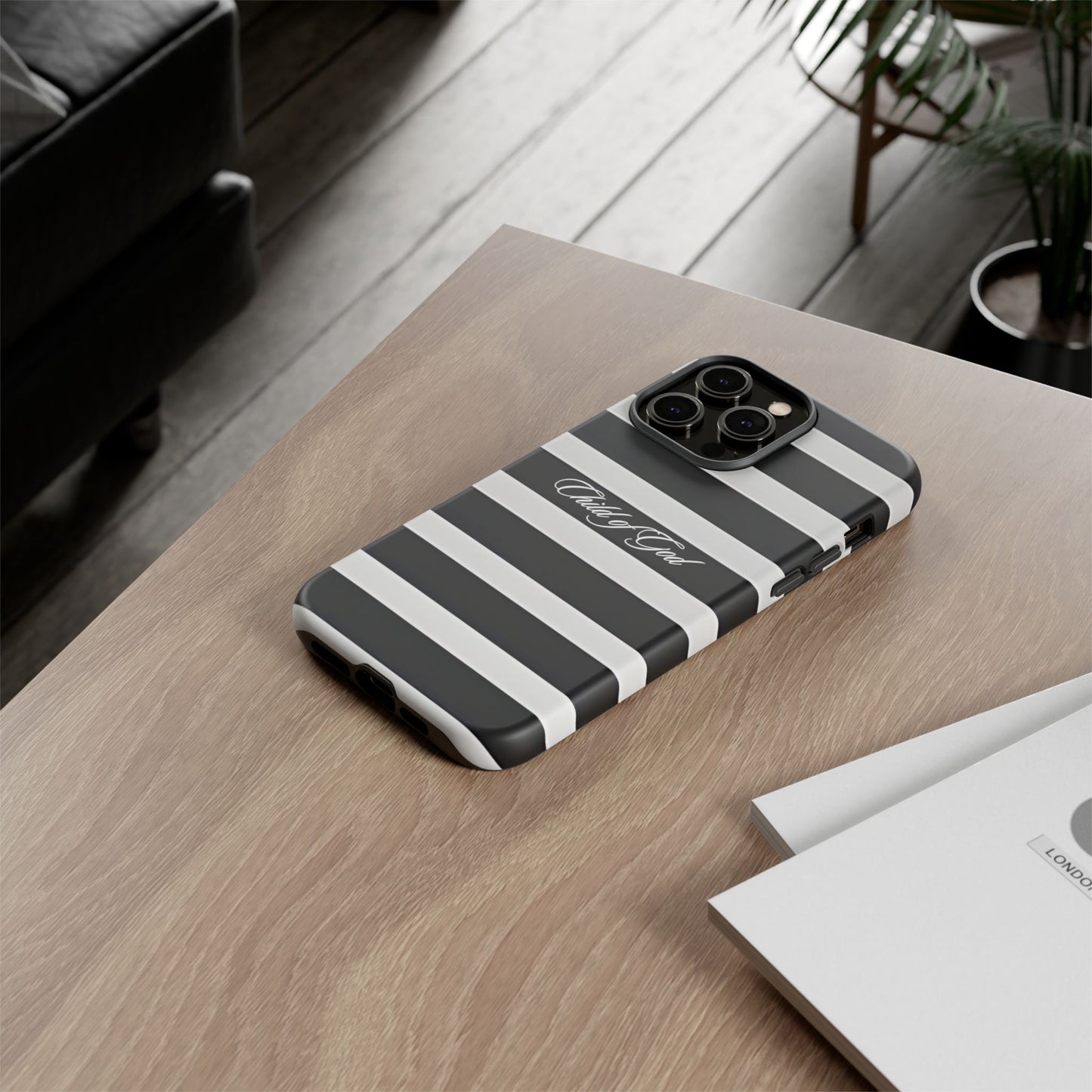 Child of God Striped Phone Case