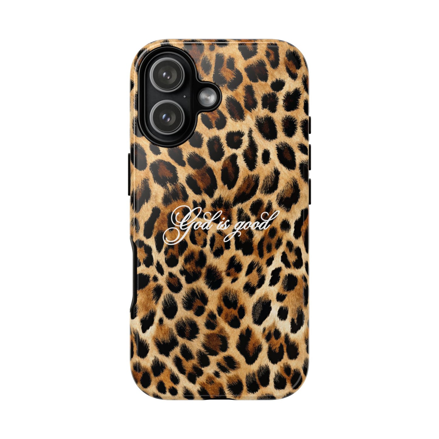 God is good Leopard Phone Case