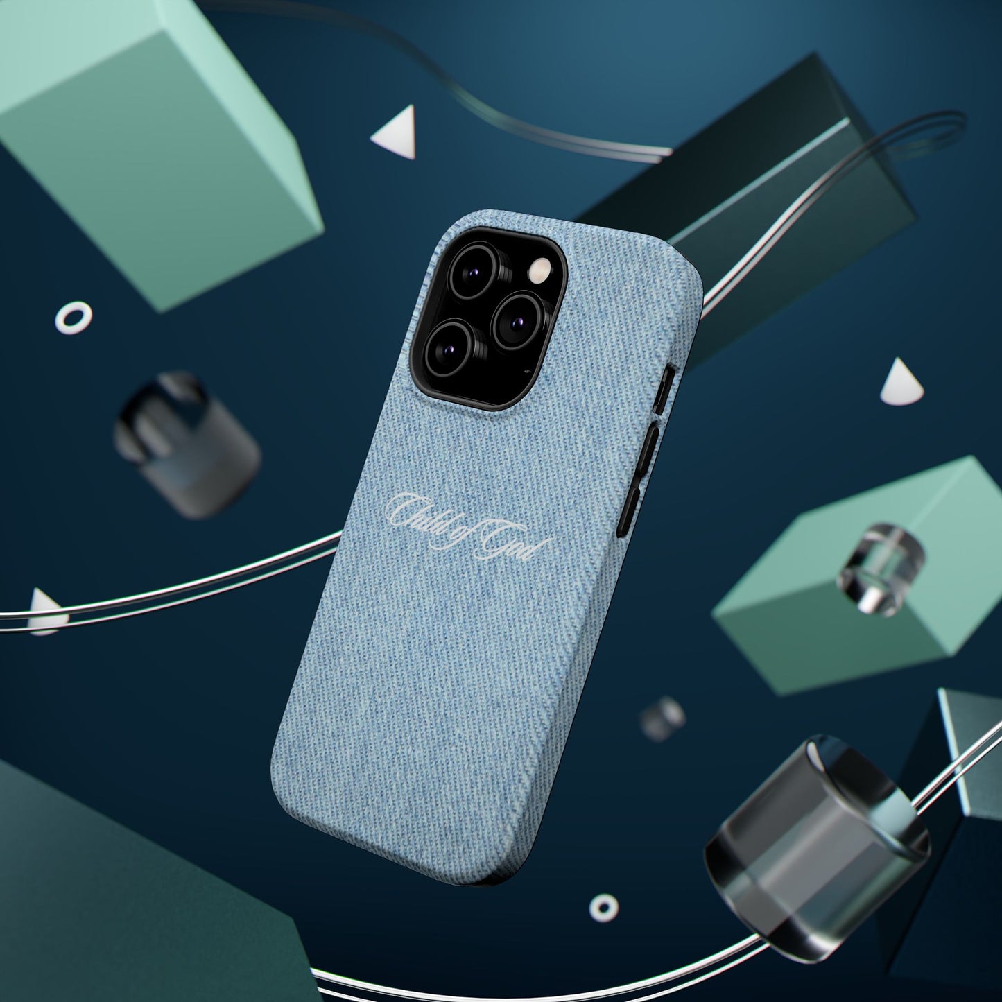 Child of God Denim Phone Case MagSafe