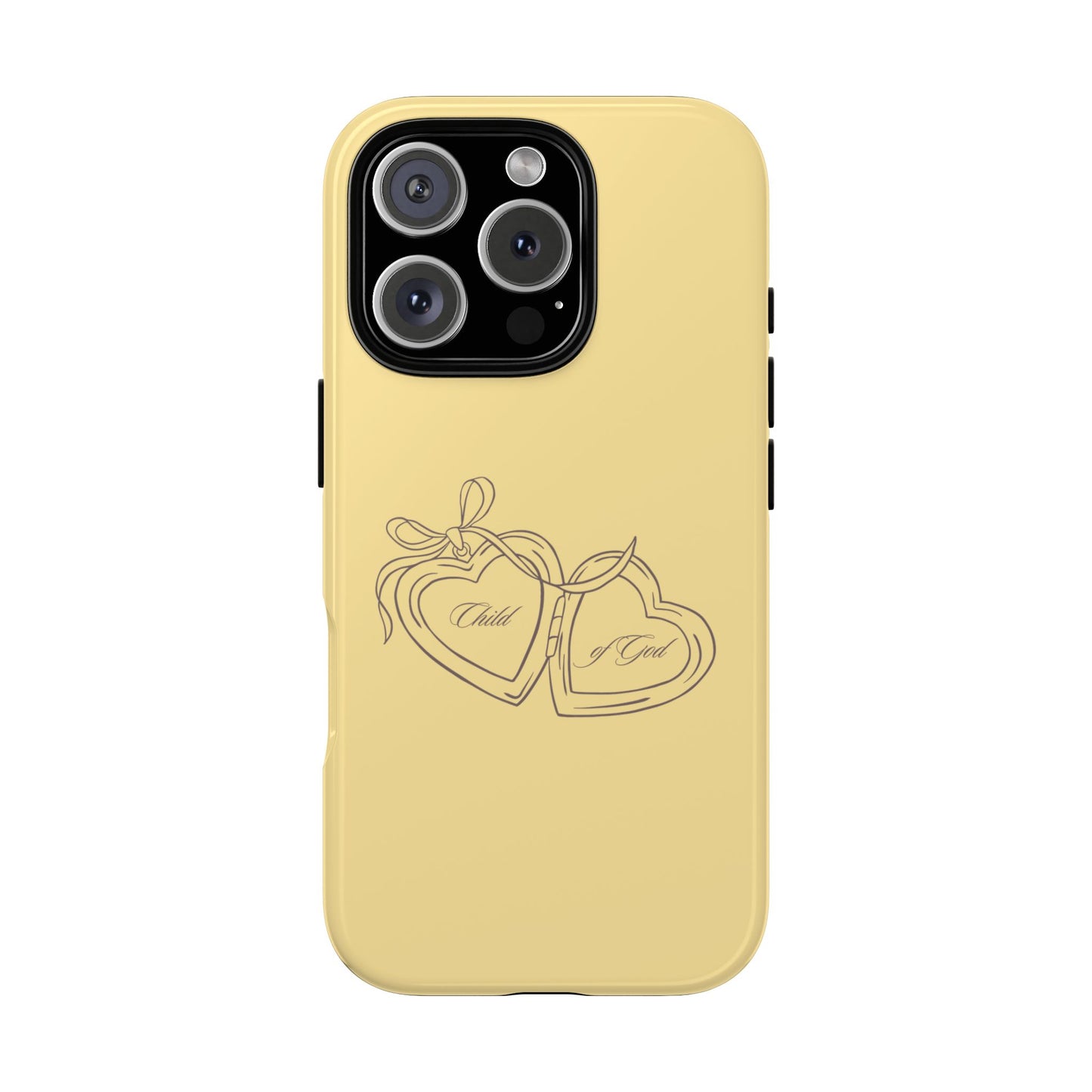 Child of God Butter Yellow Locket Phone Case
