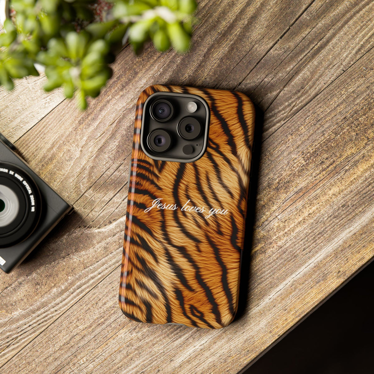 Jesus Loves You Tiger Phone Case
