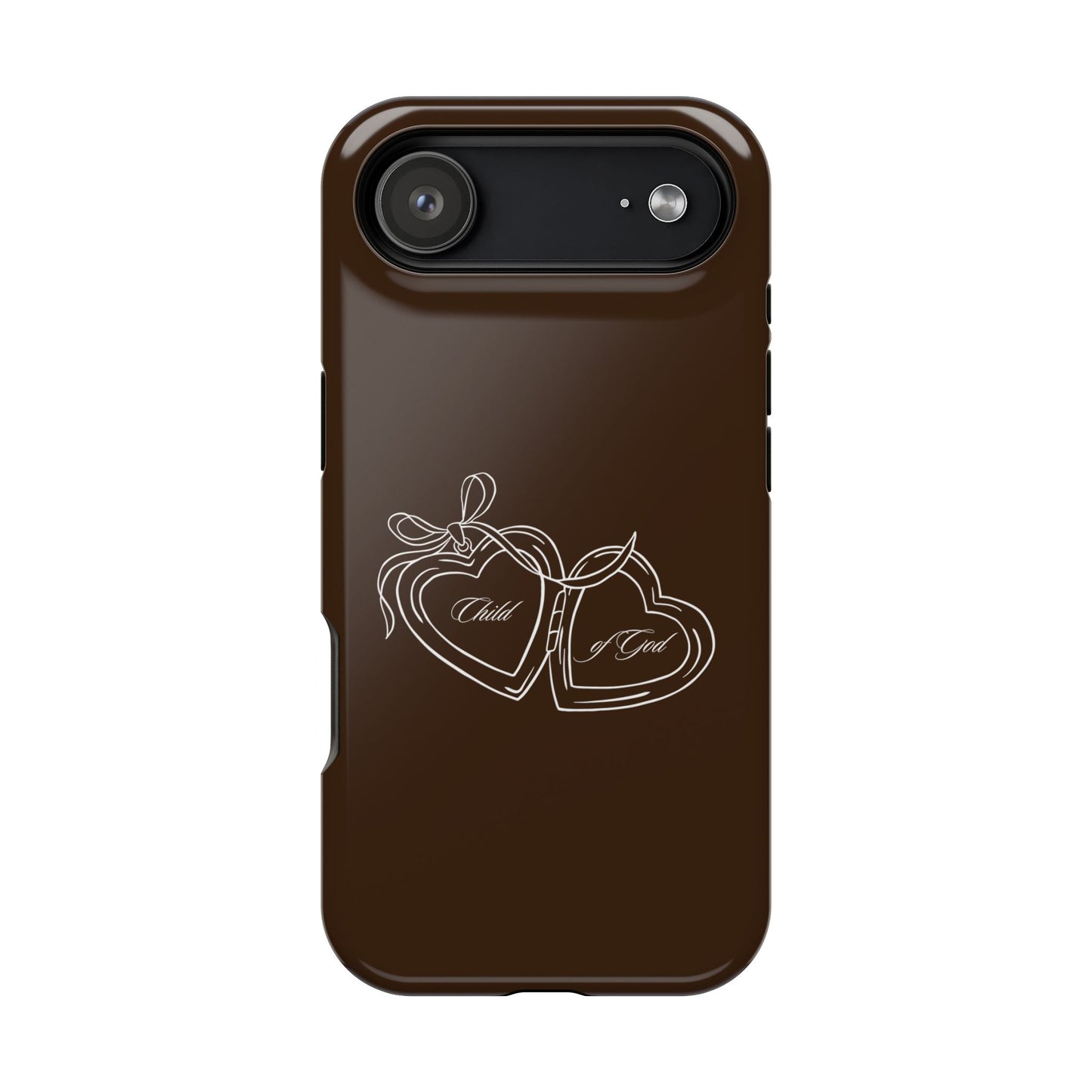 Child of God Locket Espresso Phone Case MagSafe