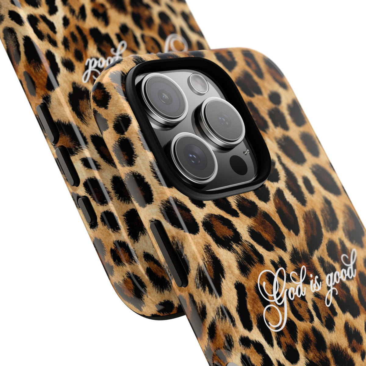 God is good Leopard Phone Case