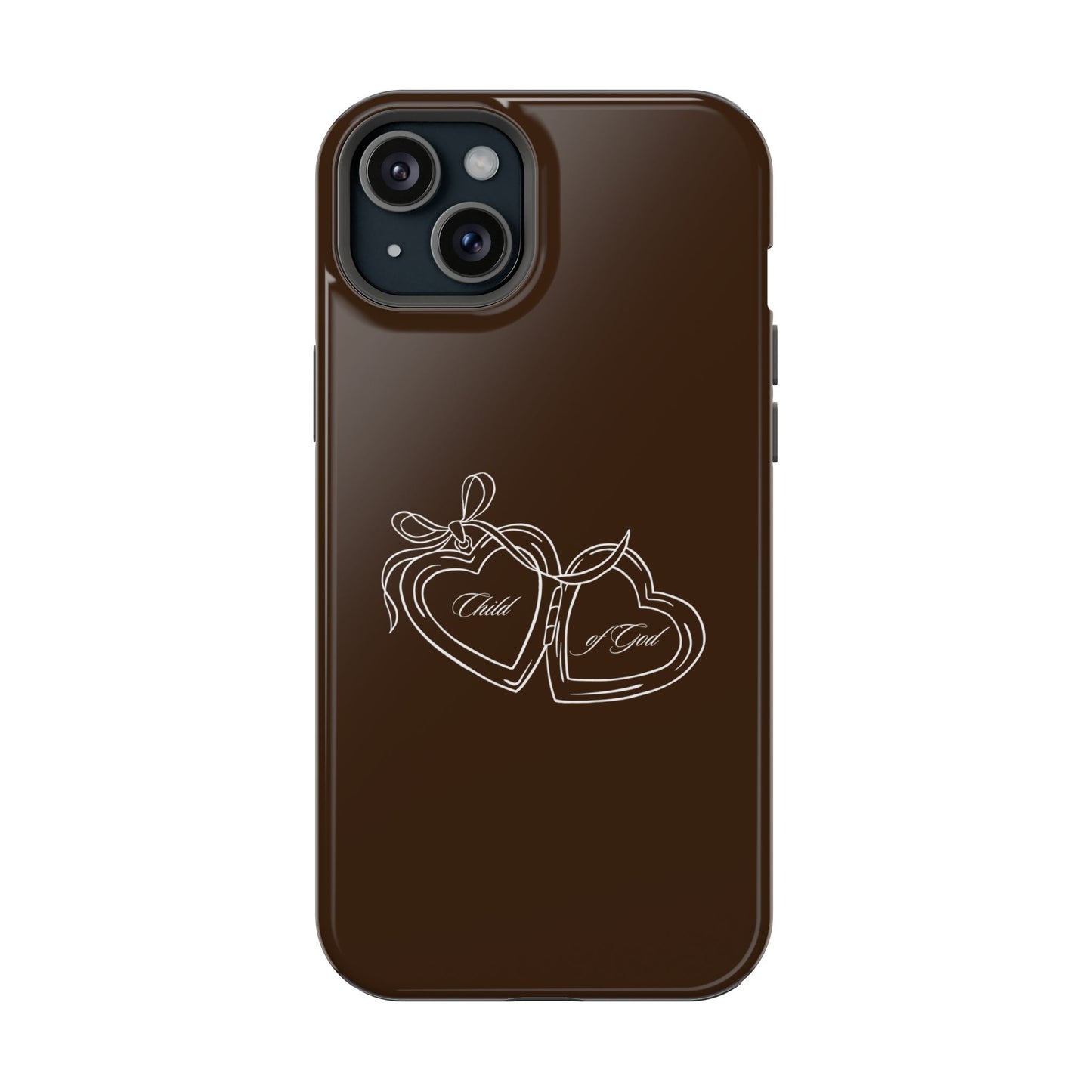 Child of God Locket Espresso Phone Case MagSafe