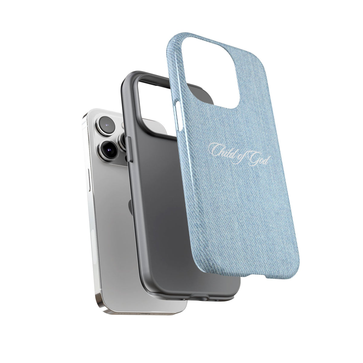 Child of God Denim Phone Case