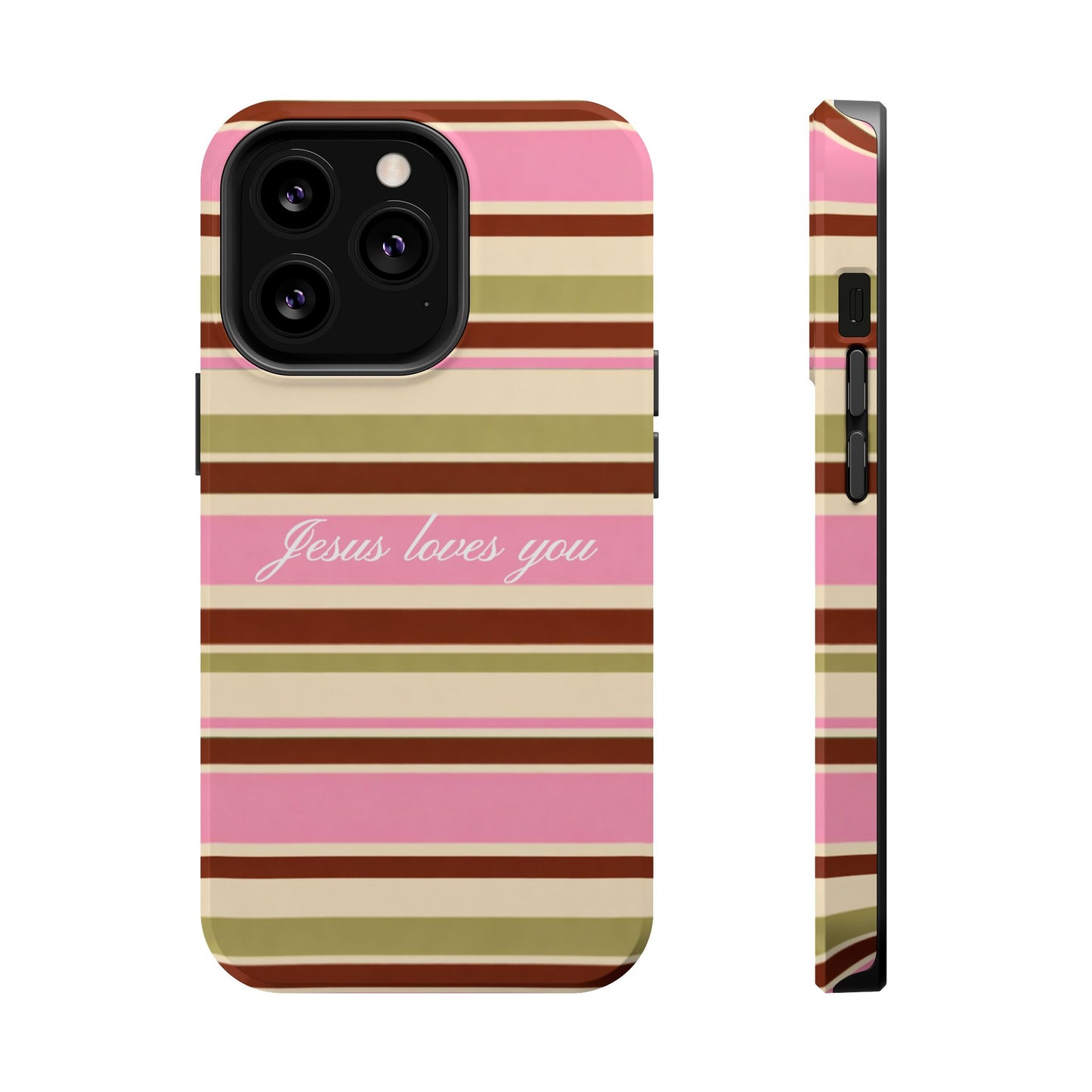 Jesus Loves You Neapolitan MagSafe Phone Case