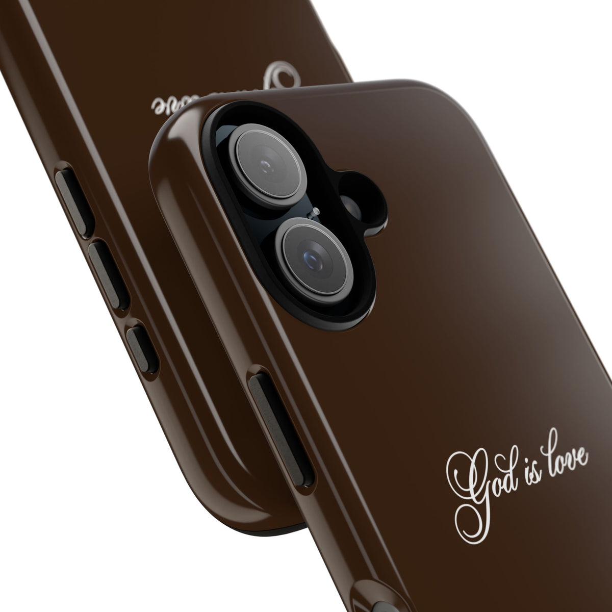 God is Love Espresso Phone Case