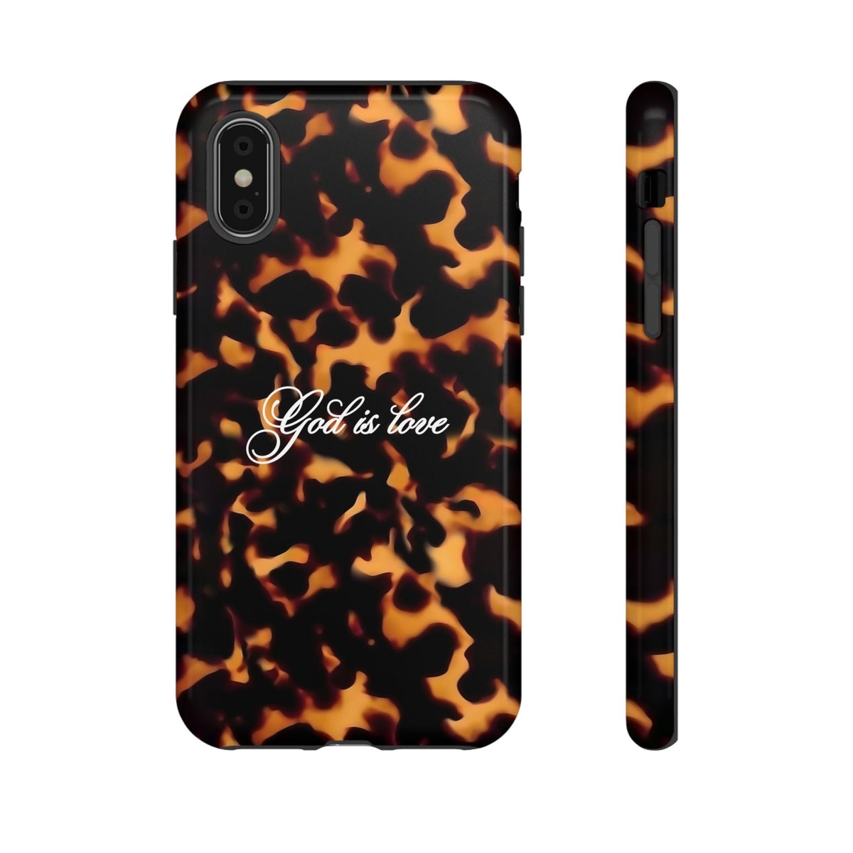 God is love Tortoise shell phone case
