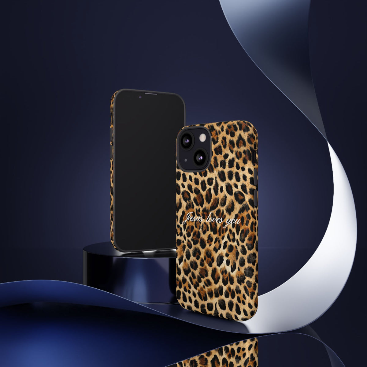 Jesus Loves You Leopard Phone Case