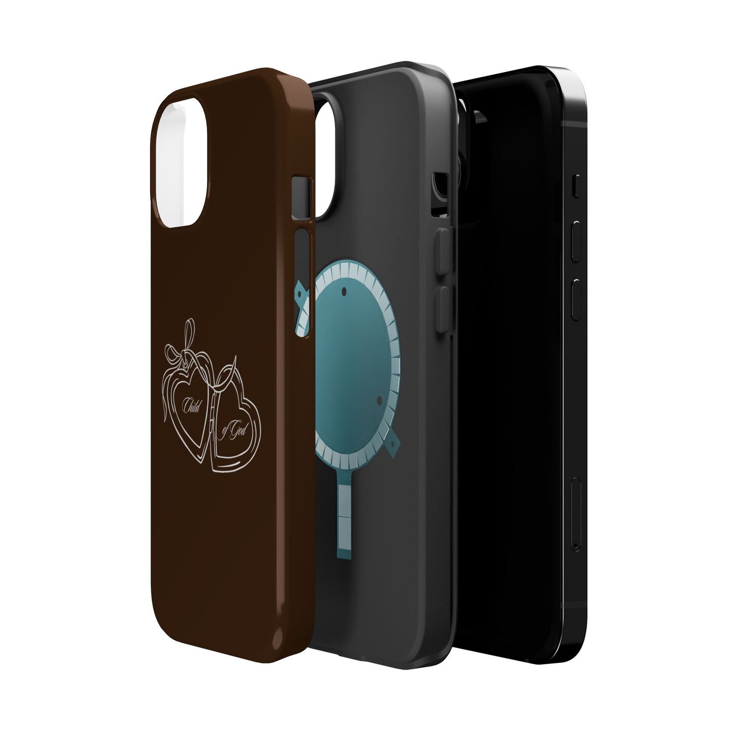 Child of God Locket Espresso Phone Case MagSafe
