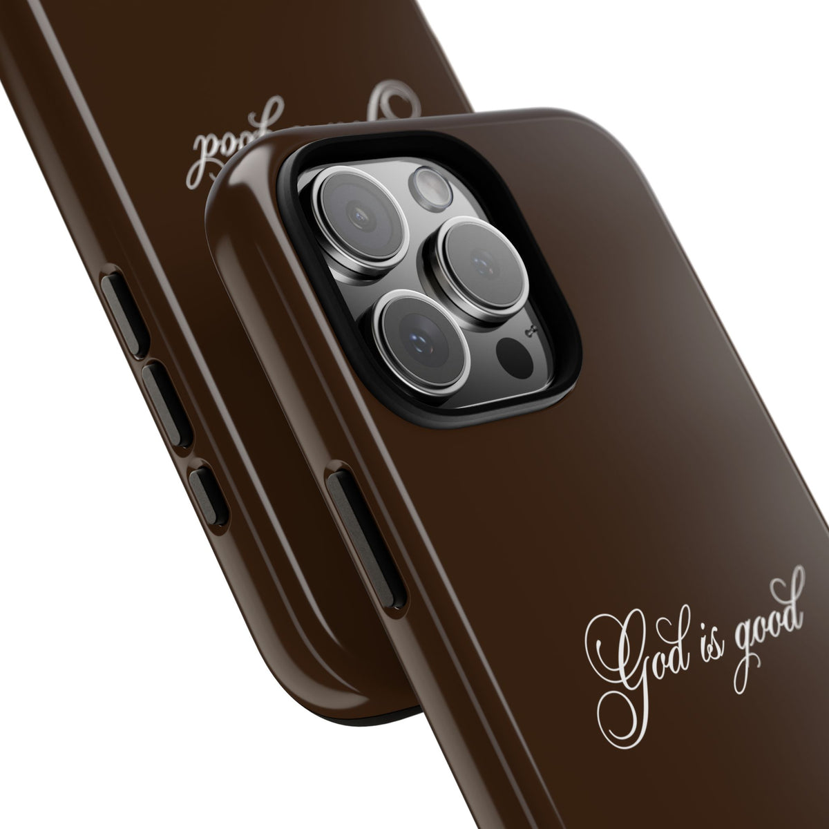 God is Good Espresso Phone Case