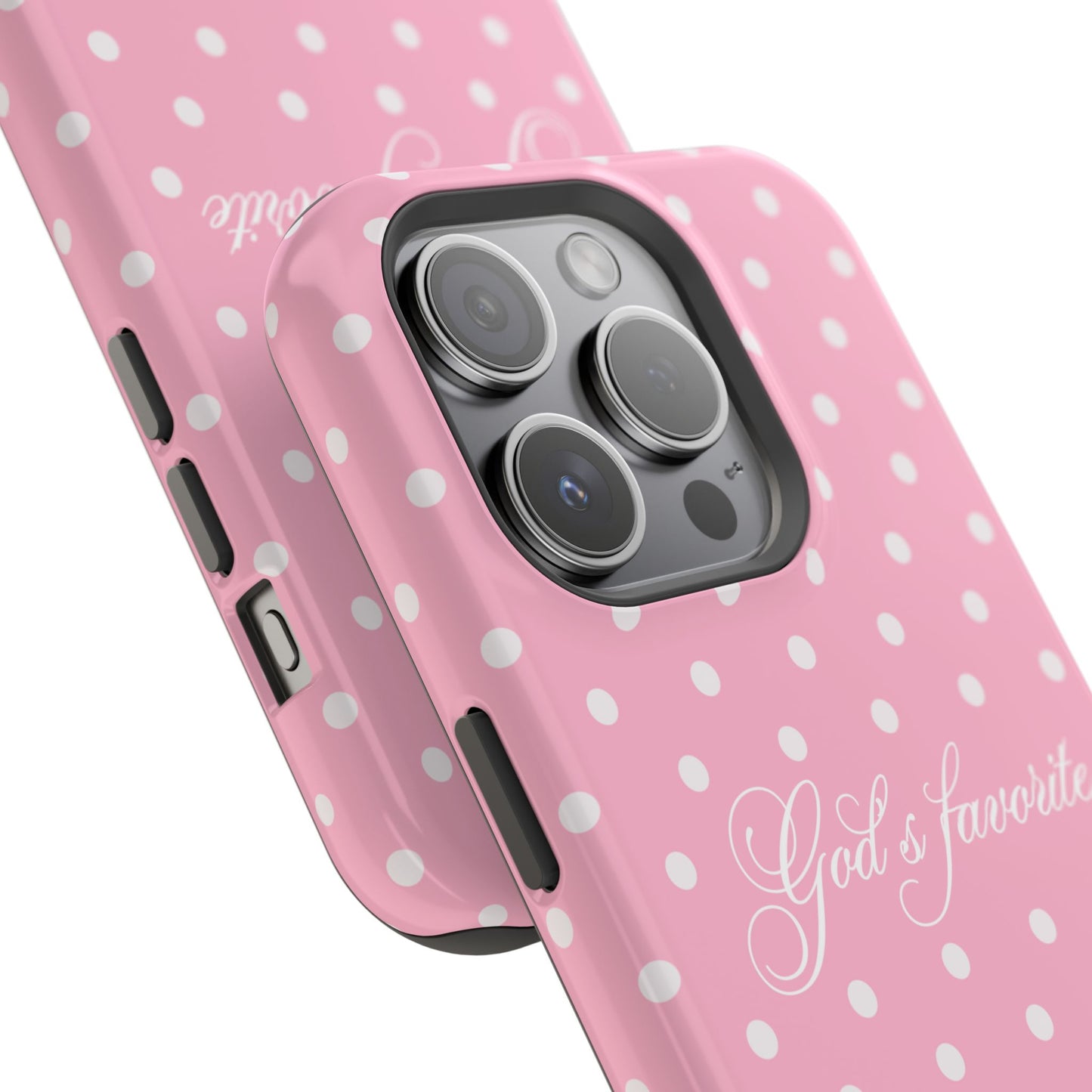 God’s favorite Pink Polka Dot MagSafe Phone Case