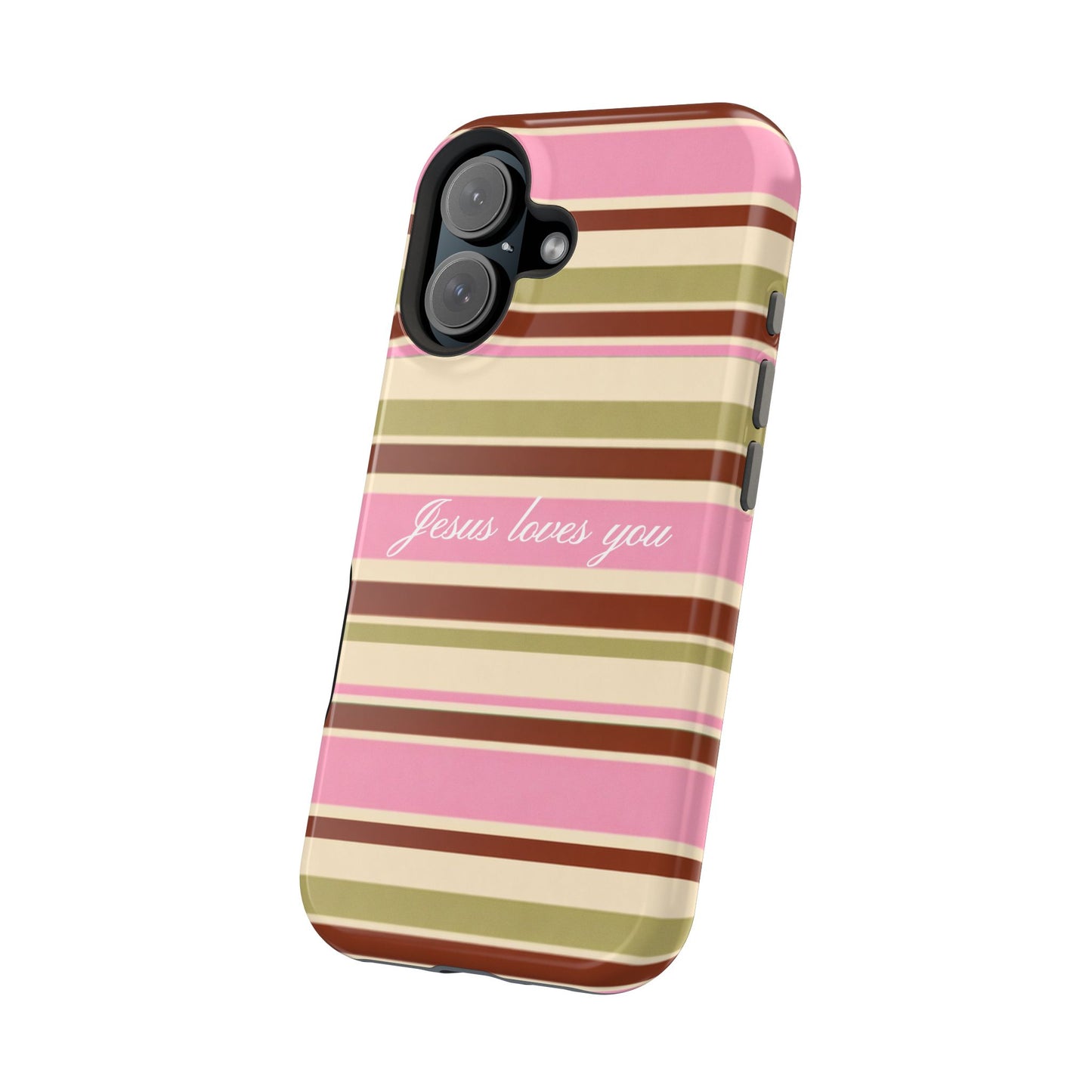 Jesus Loves You Neapolitan MagSafe Phone Case
