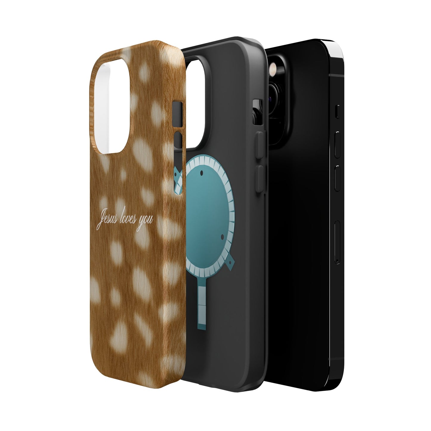 Jesus loves you Fawn MagSafe Phone Case