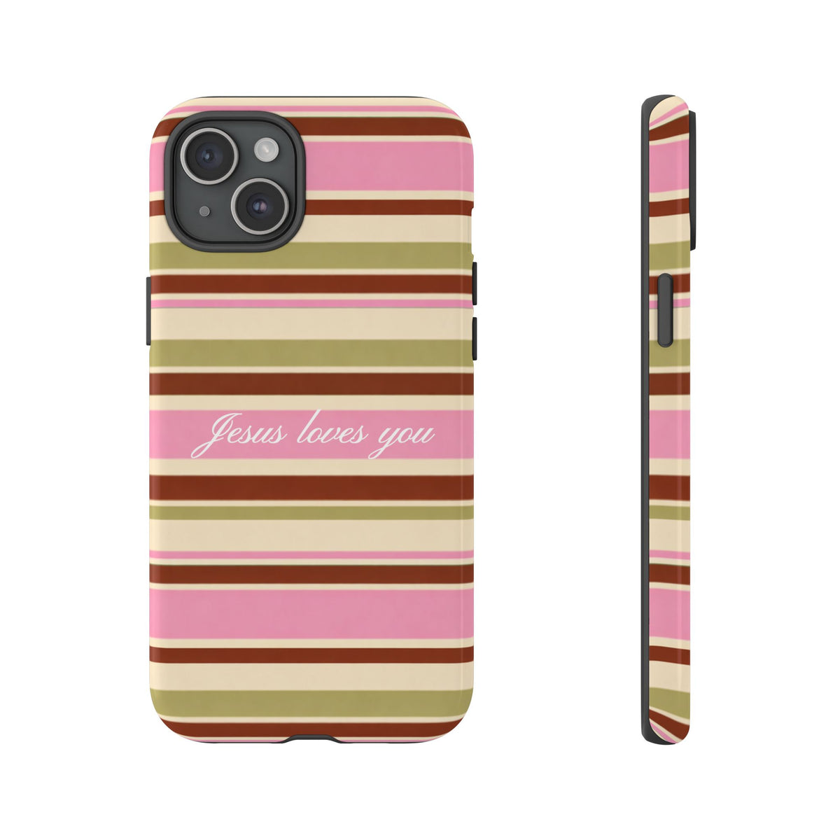 Jesus Loves You Neapolitan Phone Case