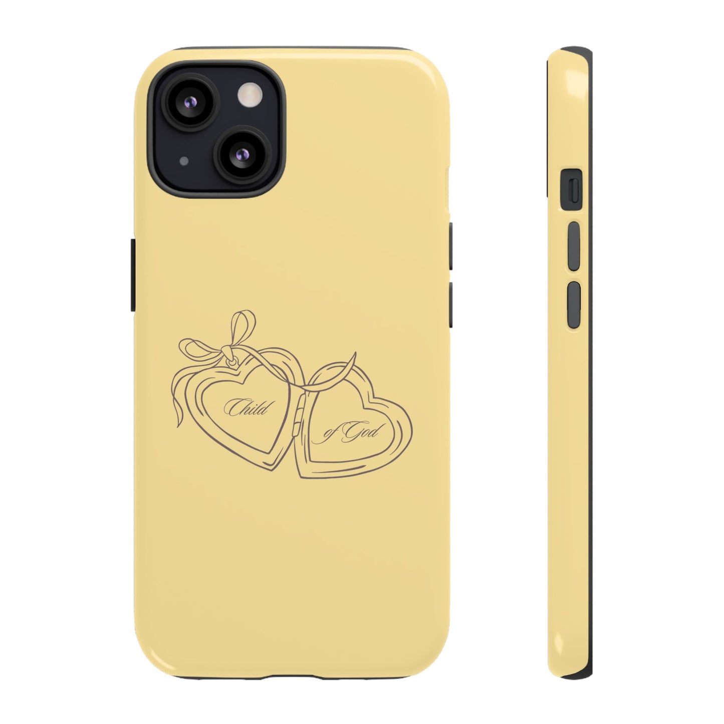 Child of God Butter Yellow Locket Phone Case