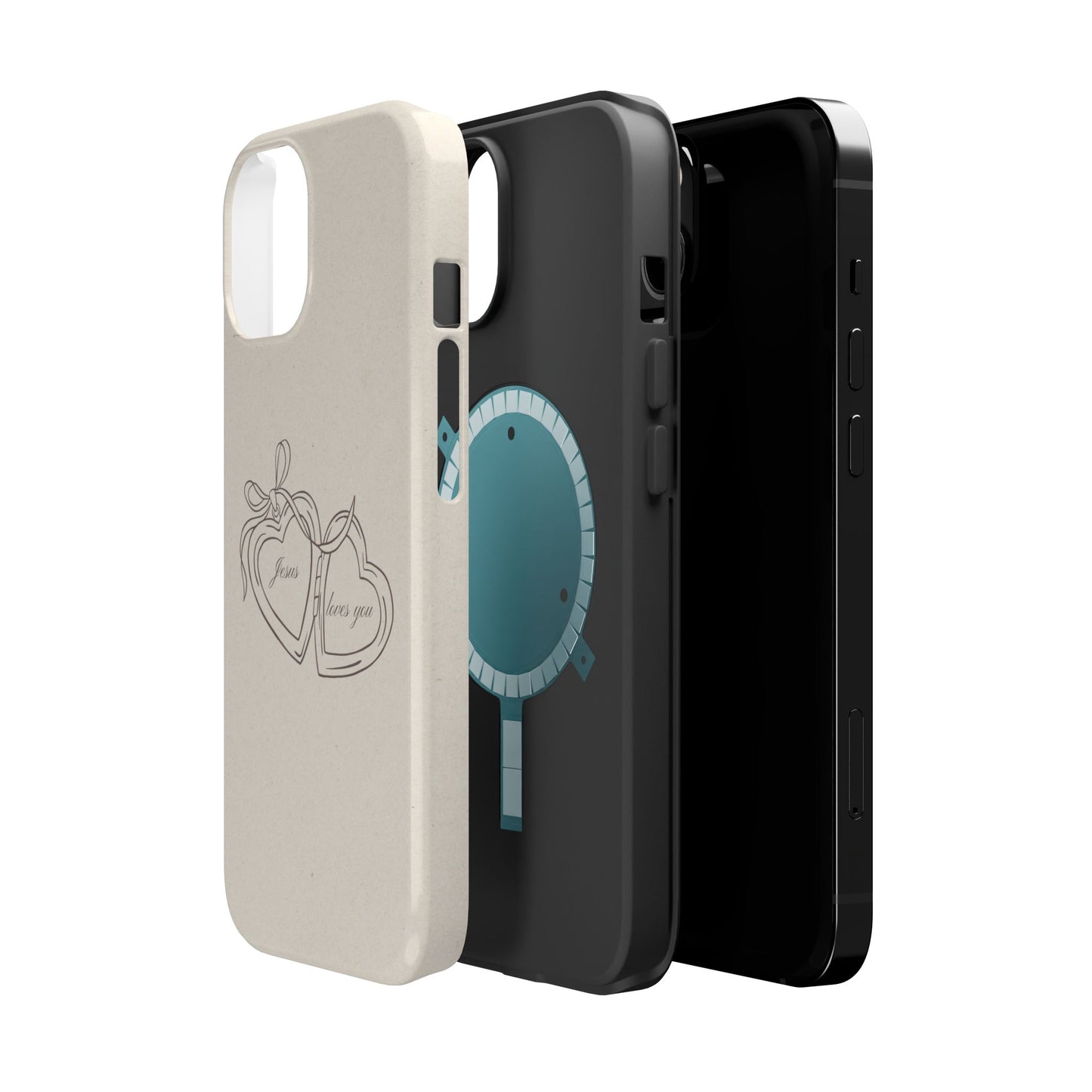 Jesus loves you Locket MagSafe Phone Case