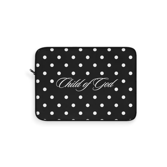 Child of God Polka Dot Laptop Sleeve