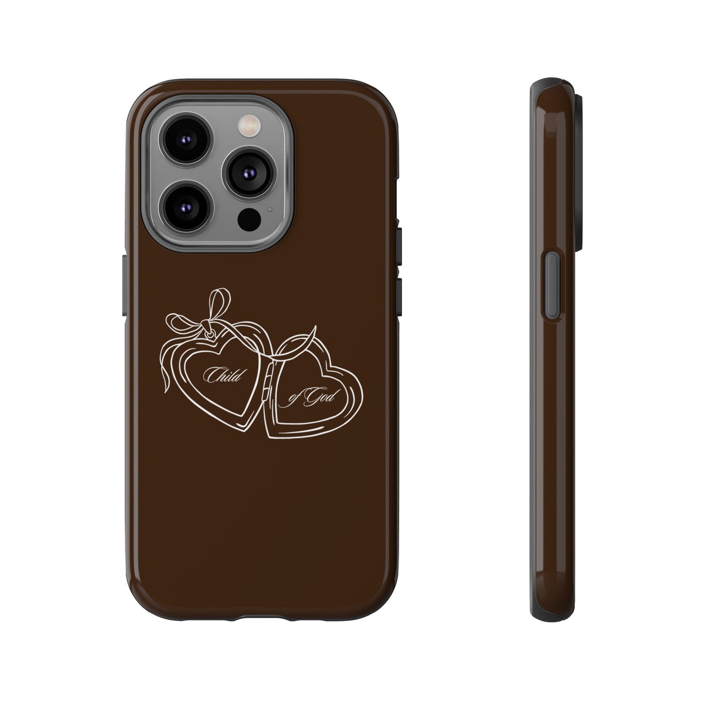 Child of God Locket Espresso Phone Case