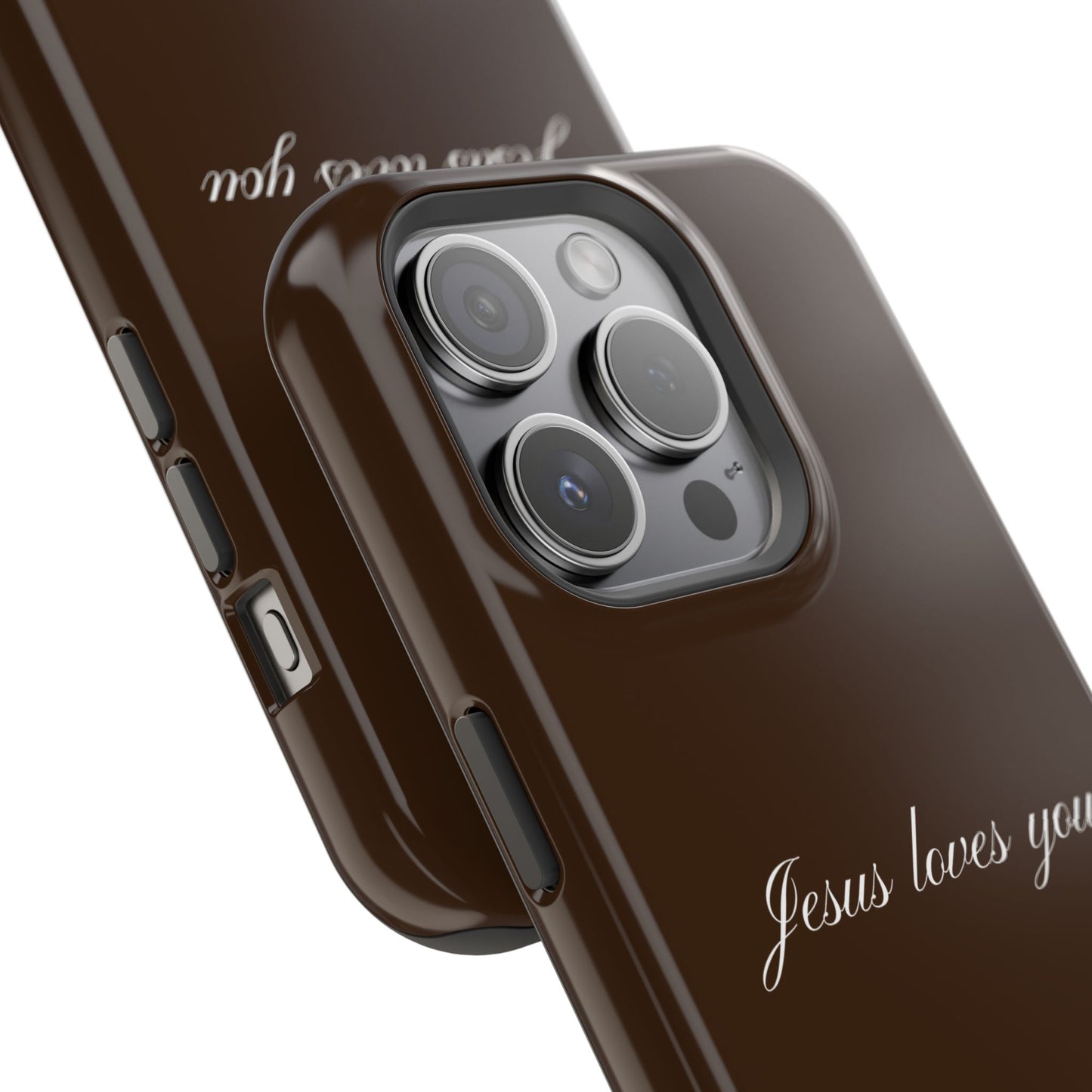Jesus loves you Espresso MagSafe Phone Case