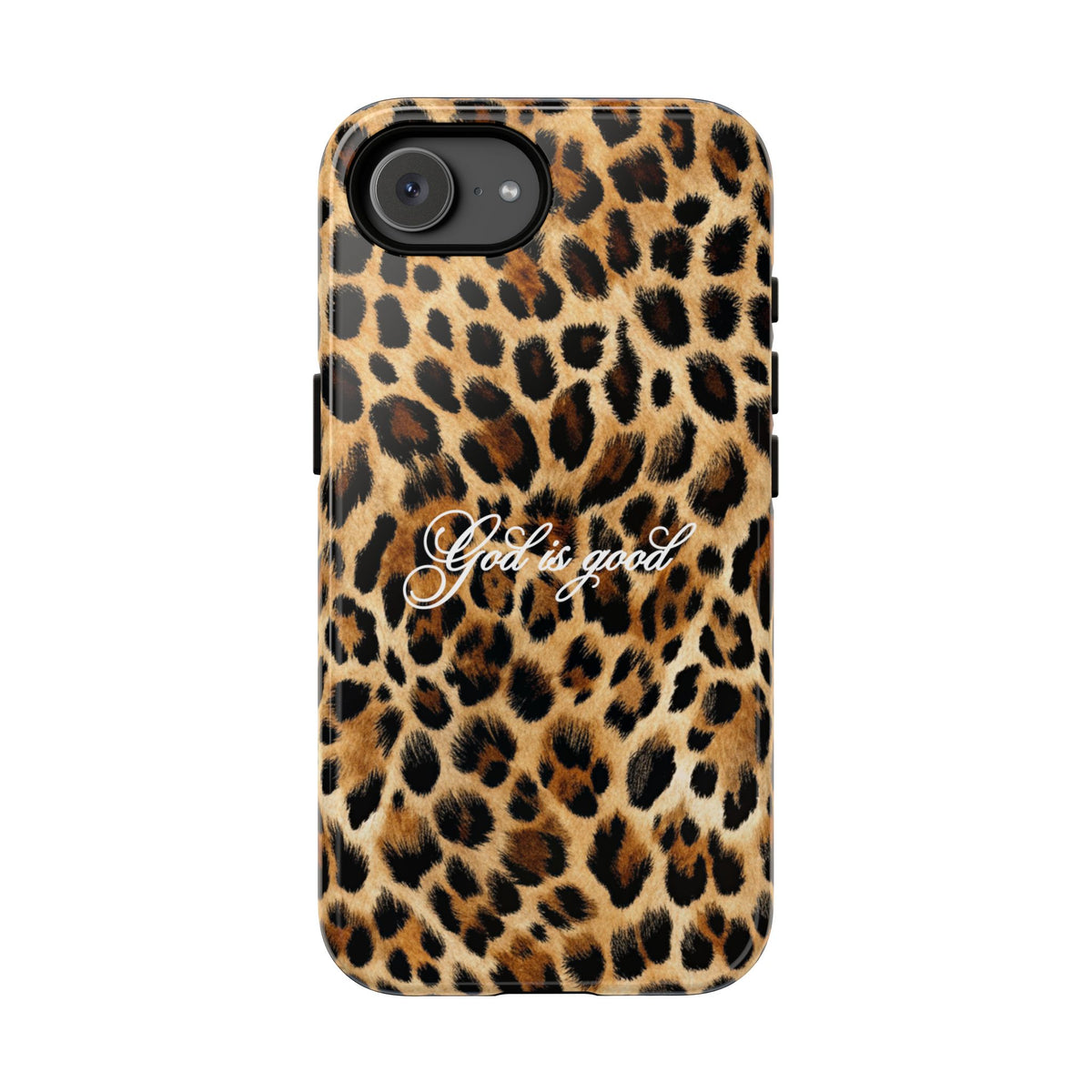 God is good Leopard Phone Case