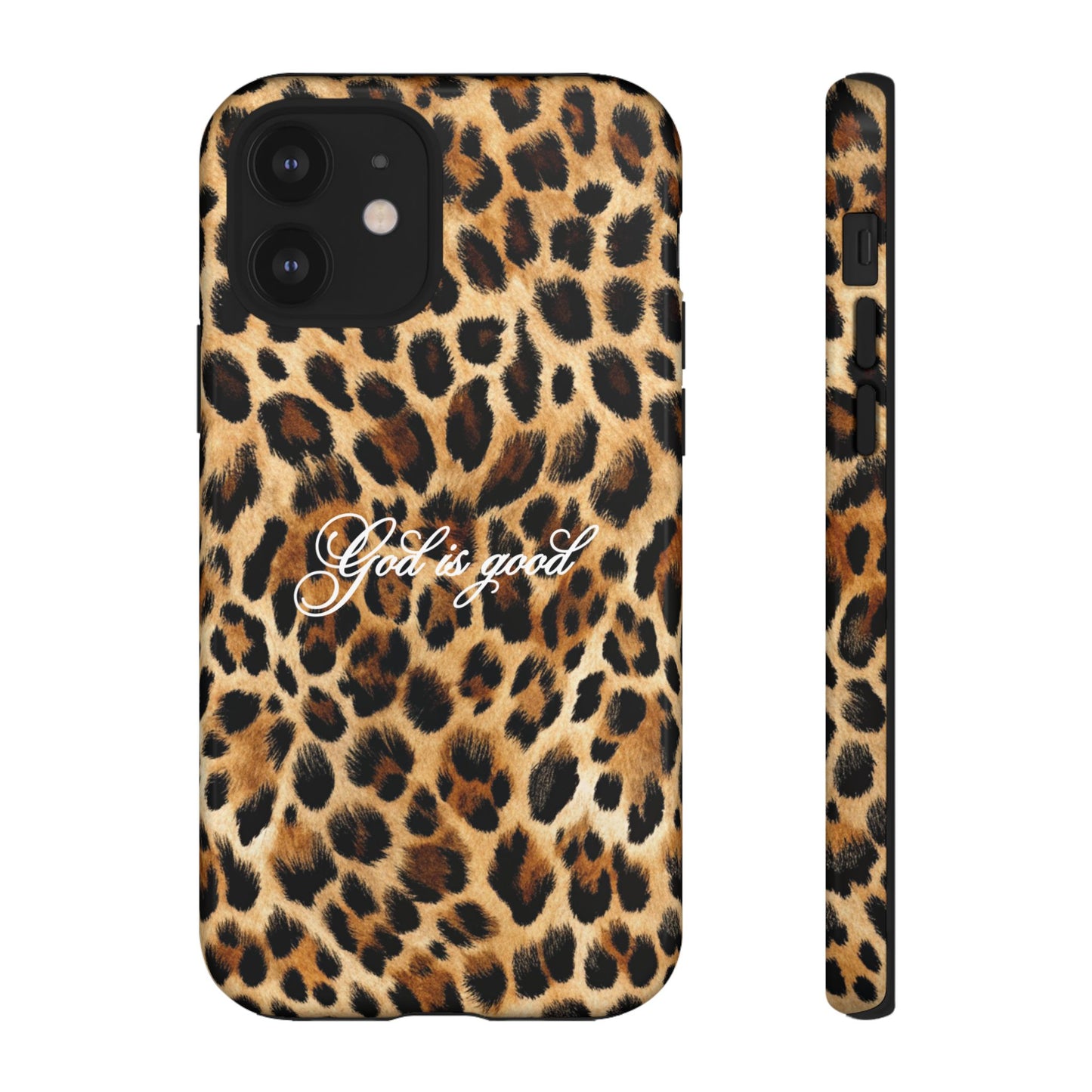 God is good Leopard Phone Case