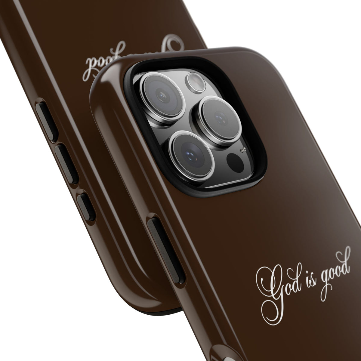 God is Good Espresso Phone Case