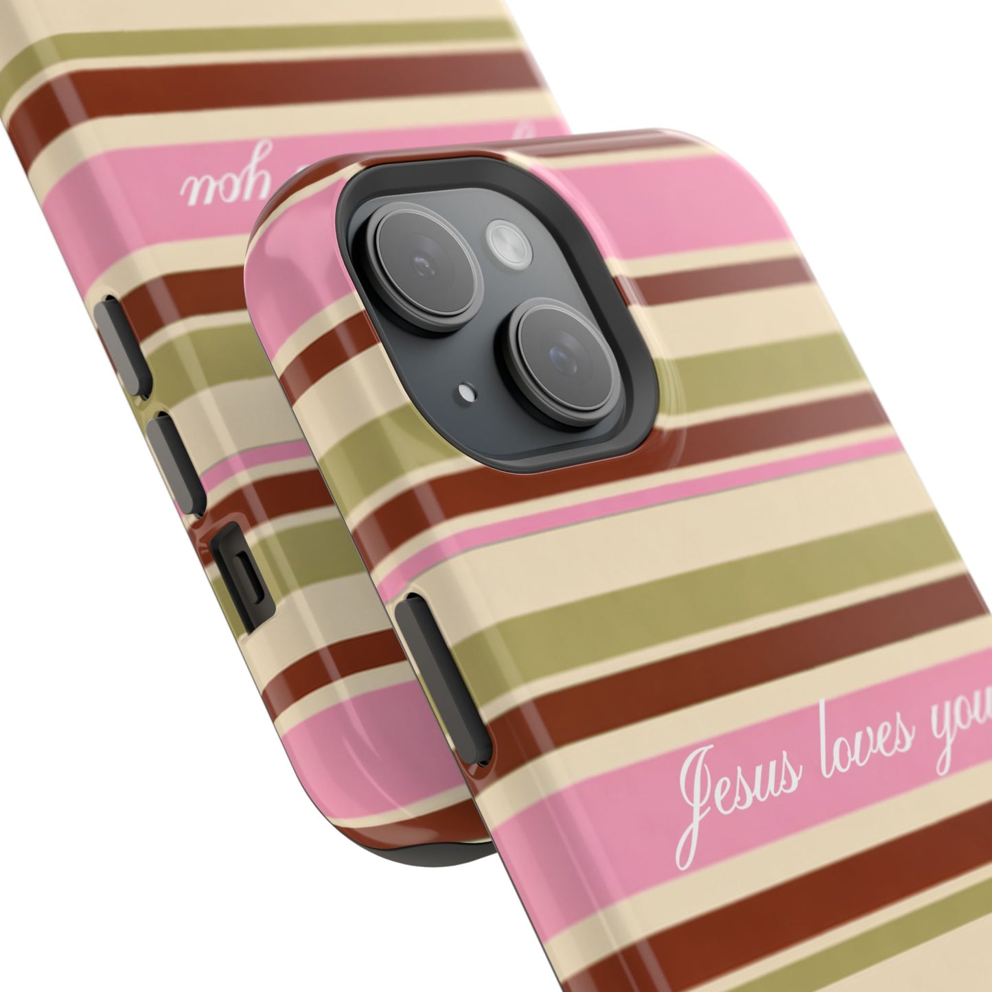 Jesus Loves You Neapolitan MagSafe Phone Case