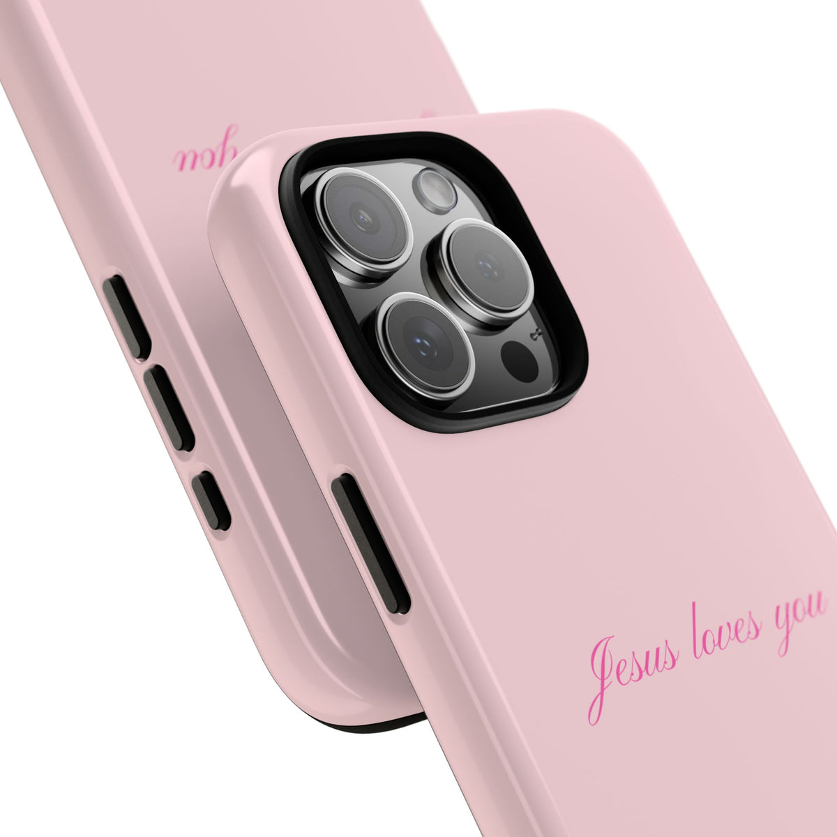 Jesus loves you Baby Pink Phone Case