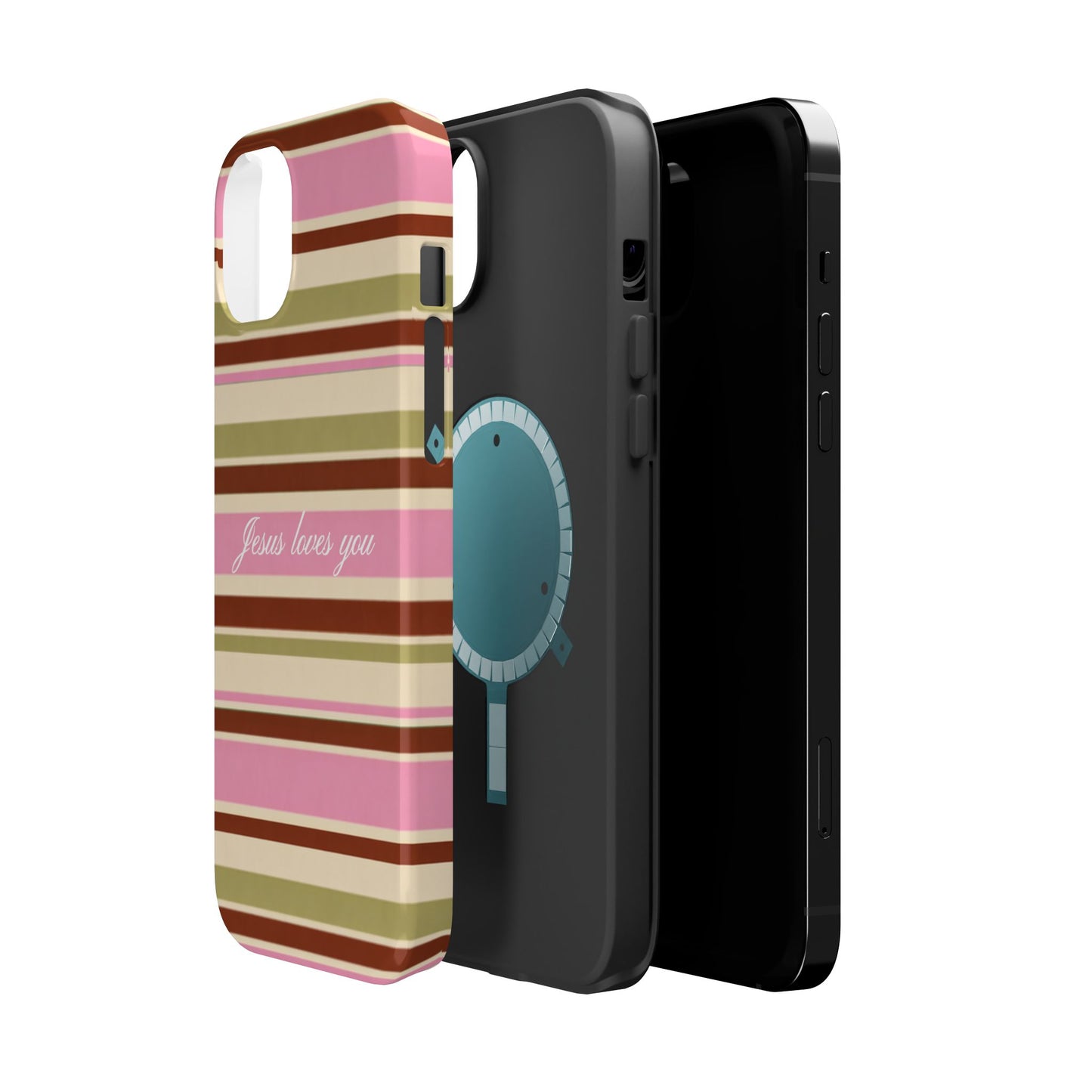 Jesus Loves You Neapolitan MagSafe Phone Case