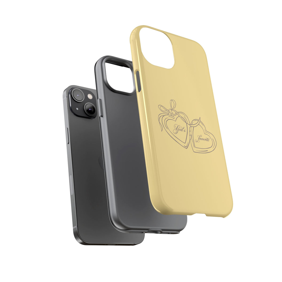God’s favorite Butter Yellow Locket Phone Case