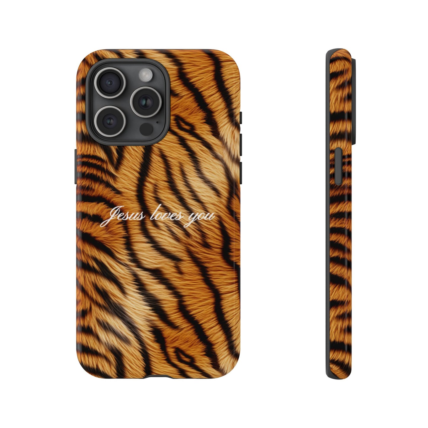 Jesus Loves You Tiger Phone Case