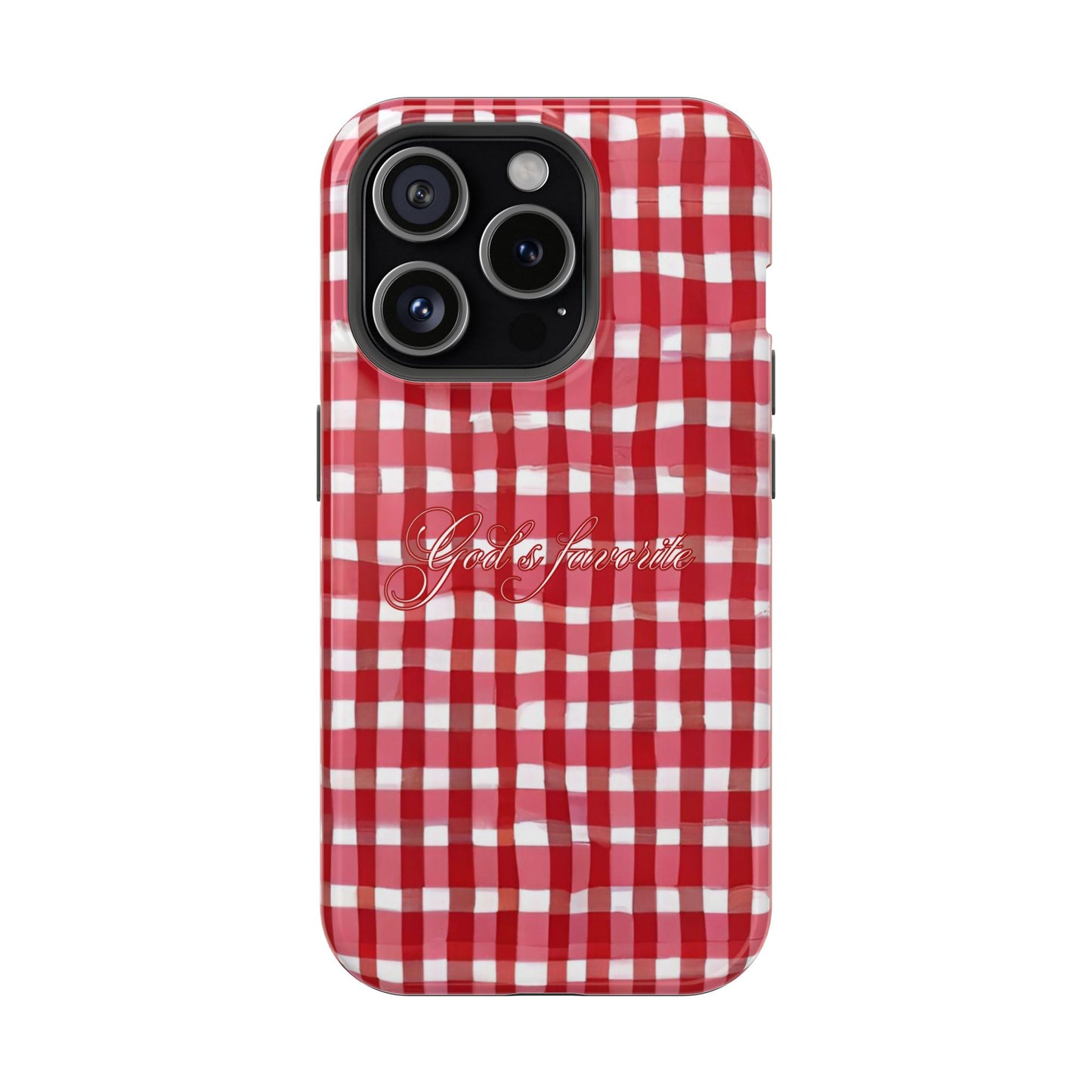 God’s favorite Gingham MagSafe Phone Case
