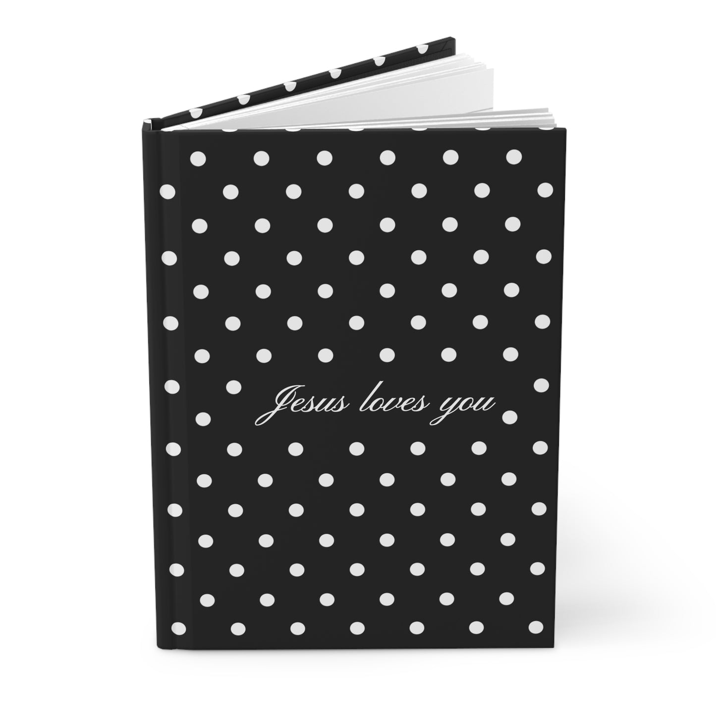 Jesus loves you Polka Dot Hardcover Journal
