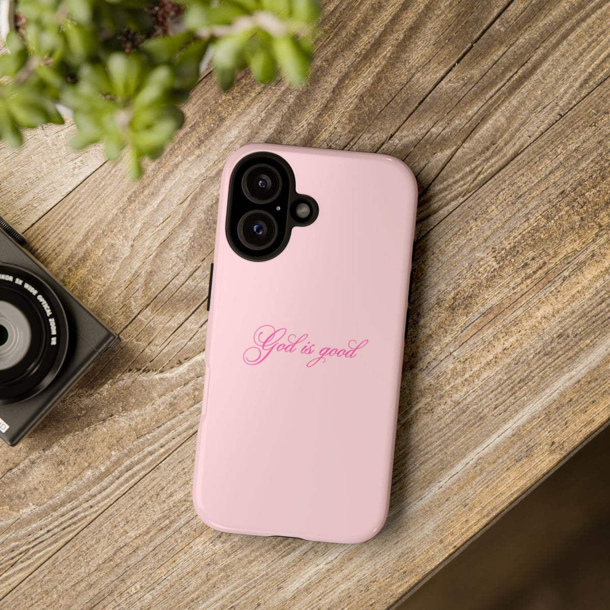 God is good Baby Pink Phone Case