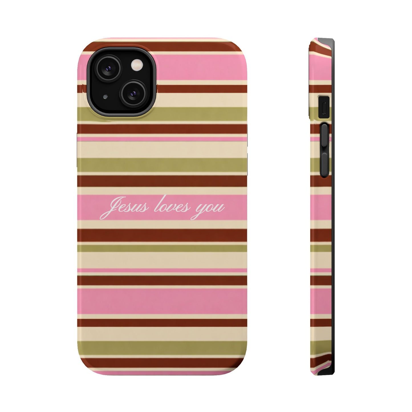 Jesus Loves You Neapolitan MagSafe Phone Case