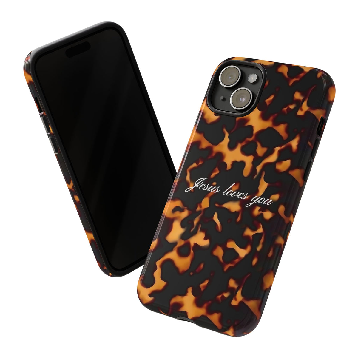 Jesus loves you Tortoise Phone Case
